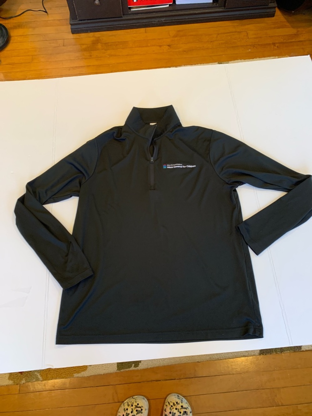 Sport-Tek Women’s Large Black Lightweight Quarter-Zip Performance Pullover